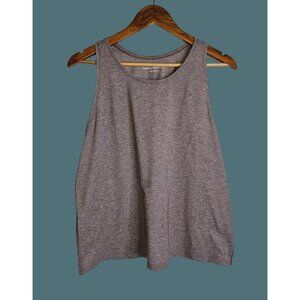 Outdoor Voices Heathered Purple Tank Top Women Size XL-TINY FLAW